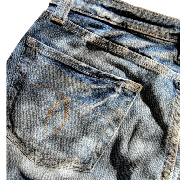 HUDSON | Vintage 2002 Made in USA Mid Waist Flared Jeans w/Zip Pockets Sz.29 - Picture 13 of 16